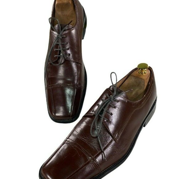 Stacy Adams | Shoes | Stacy Adams Mens Brown Leather Derby  display picture 3